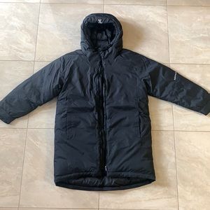 Oversized long puffer jacket